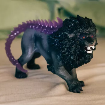 Figūrėlė Schleich ELDRADOR CREATURES Šešėlių liūtas 42555 kolekcinis žaislas