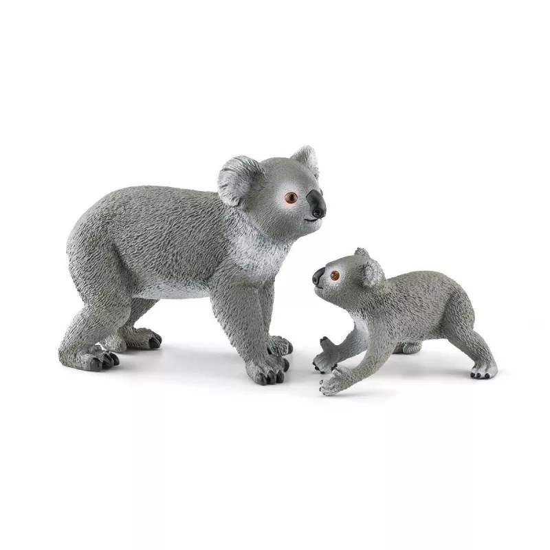 Schleich WILD LIFE Koalos mama ir jauniklis 42566 žaliai pilka