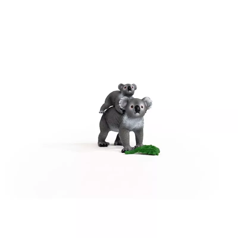 Schleich WILD LIFE Koalos mama ir jauniklis 42566 žaliai pilka