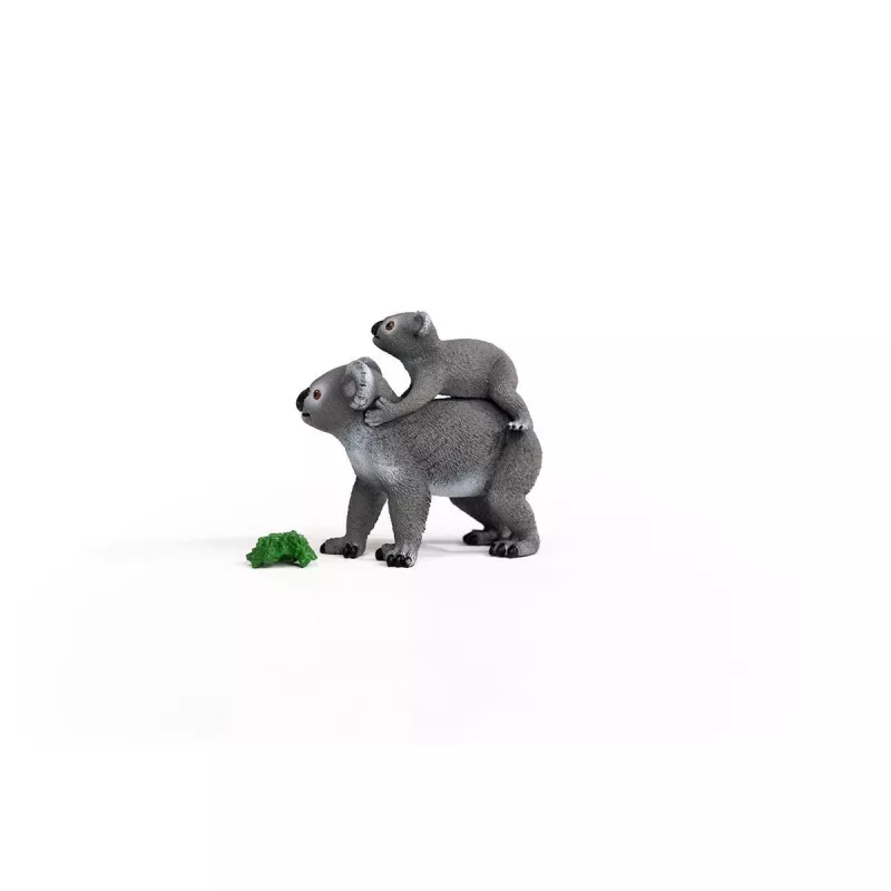 Schleich WILD LIFE Koalos mama ir jauniklis 42566 žaliai pilka