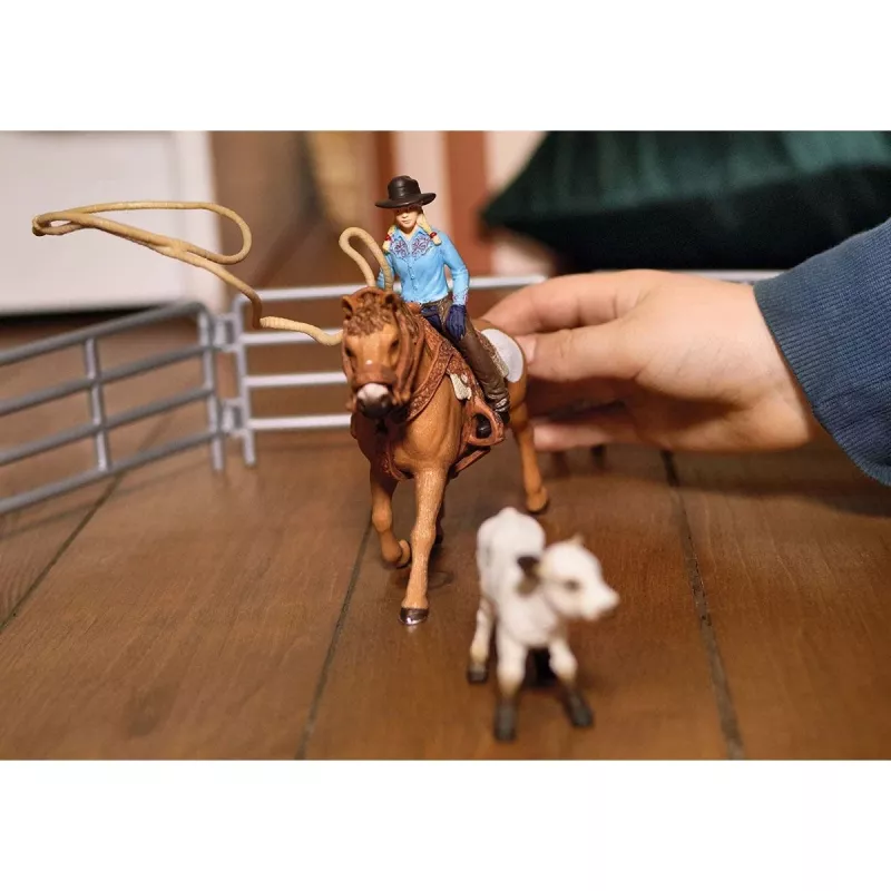 schleich Kaubojių komandos laso pramoga, 3 m., įvairiaspalvis