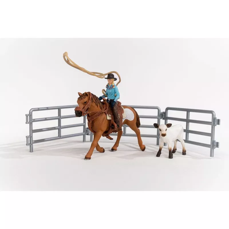 schleich Kaubojių komandos laso pramoga, 3 m., įvairiaspalvis