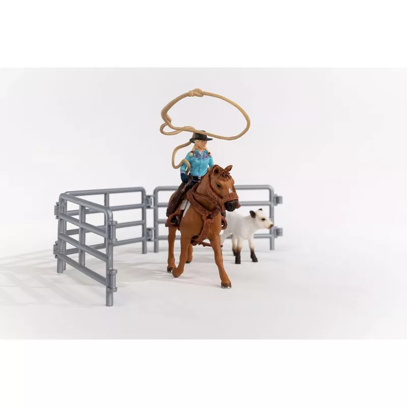 schleich Kaubojių komandos laso pramoga, 3 m., įvairiaspalvis