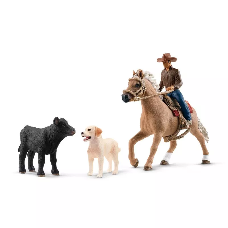 schleich Nuotykiai jojant vakaruose, 3 m., Įvairiaspalvis