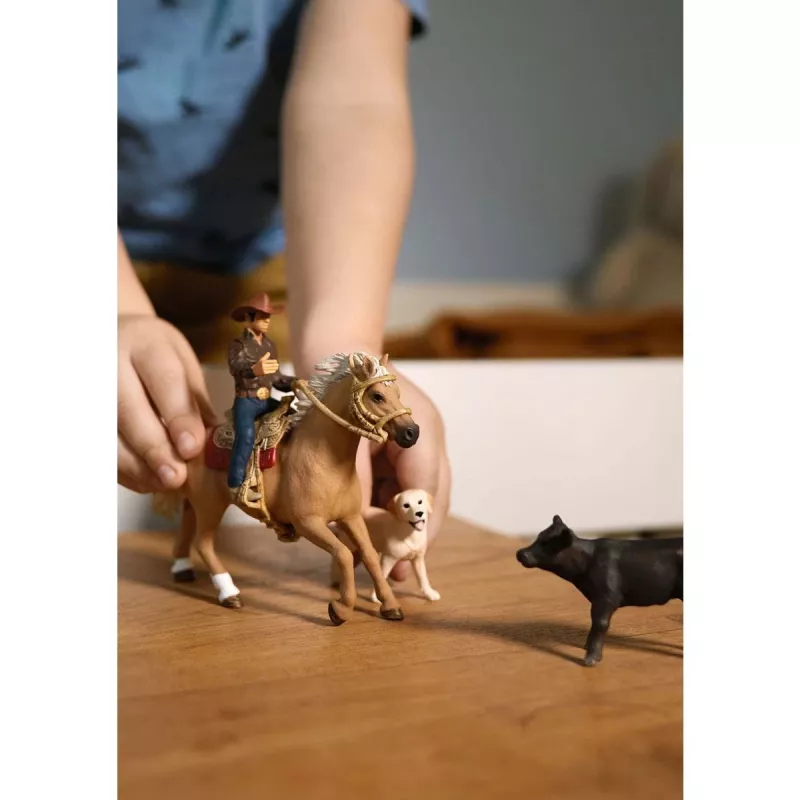 schleich Nuotykiai jojant vakaruose, 3 m., Įvairiaspalvis