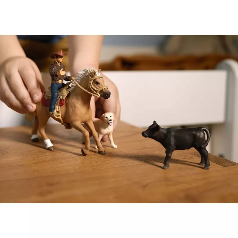 schleich Nuotykiai jojant vakaruose, 3 m., Įvairiaspalvis