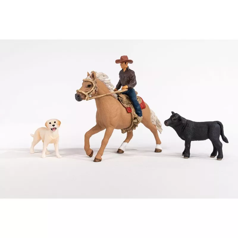 schleich Nuotykiai jojant vakaruose, 3 m., Įvairiaspalvis