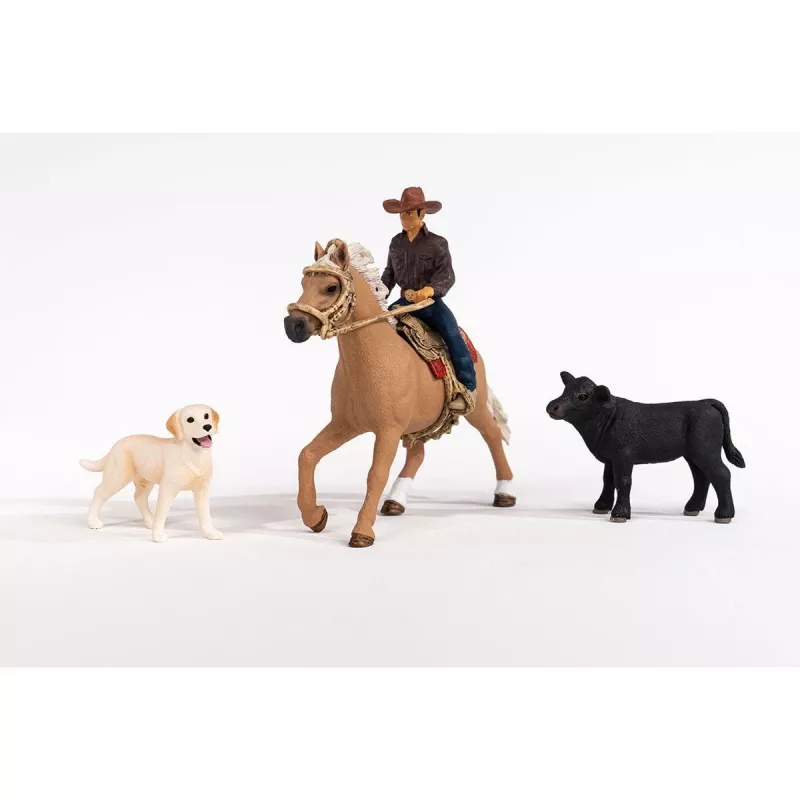 schleich Nuotykiai jojant vakaruose, 3 m., Įvairiaspalvis