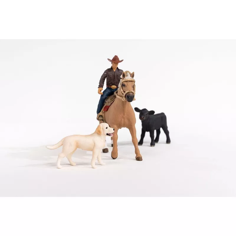schleich Nuotykiai jojant vakaruose, 3 m., Įvairiaspalvis