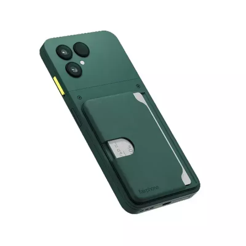 Kortelių laikiklis, skirtas Fairphone mobiliojo telefono dėklui — modelis F6CRDH-1GR-WW1, žalias, plastikinis, 73,1×106,5×8,4 mm