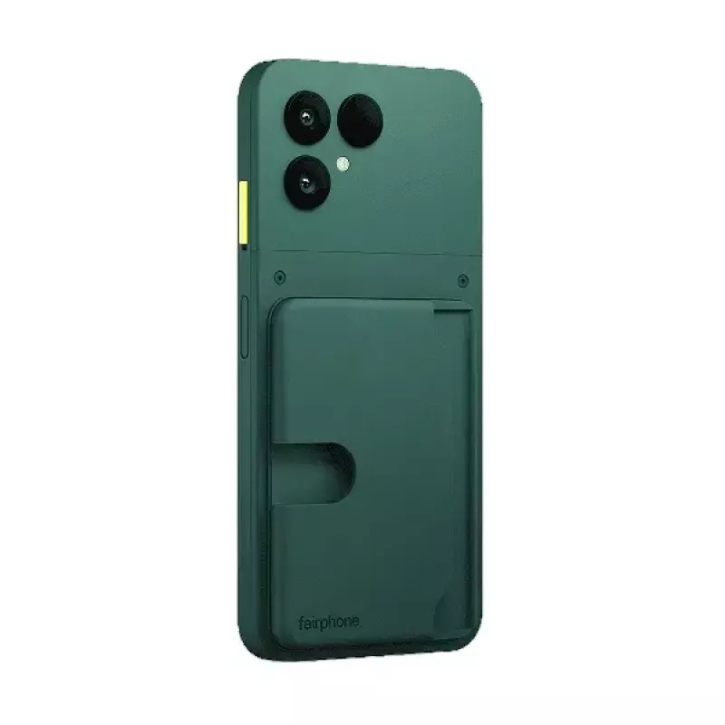 Kortelių laikiklis, skirtas Fairphone mobiliojo telefono dėklui — modelis F6CRDH-1GR-WW1, žalias, plastikinis, 73,1×106,5×8,4 mm