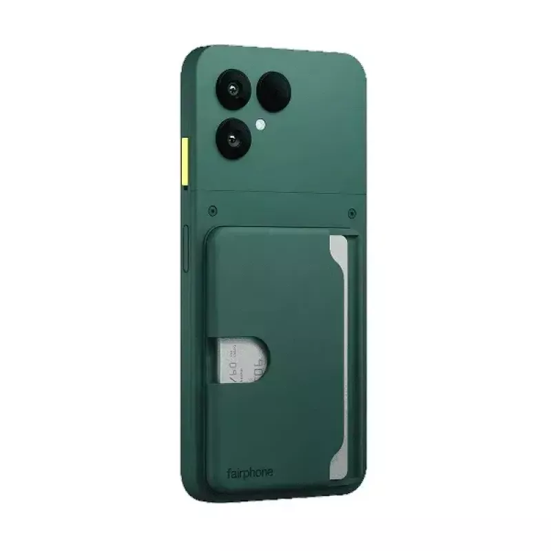 Kortelių laikiklis, skirtas Fairphone mobiliojo telefono dėklui — modelis F6CRDH-1GR-WW1, žalias, plastikinis, 73,1×106,5×8,4 mm