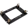 CPU aušintuvo montavimo rinkinys SidabrinėSTONE XAC-MK-4710 — laikiklis Intel LGA4677 / LGA4710, juodas, skirtas XE360PDD / XE360 serijoms