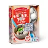 Melissa & Doug Simmer & Stir Stovetop Play Set su Water WOW! spalvą keičiančiu žaidimų maistu, ikimokyklinis žaislas nuo 3 metų