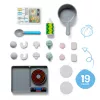 Melissa & Doug Simmer & Stir Stovetop Play Set su Water WOW! spalvą keičiančiu žaidimų maistu, ikimokyklinis žaislas nuo 3 metų