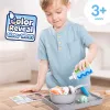 Melissa & Doug Simmer & Stir Stovetop Play Set su Water WOW! spalvą keičiančiu žaidimų maistu, ikimokyklinis žaislas nuo 3 metų