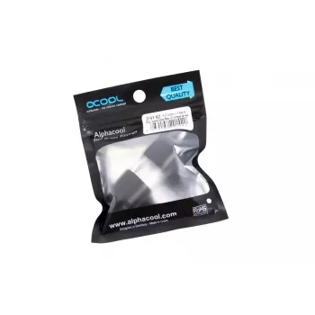 Kompiuterio aušinimo sistemos priedas Alphacool 29142 Acetal Acrylic Juoda Transparent 1/4 colio