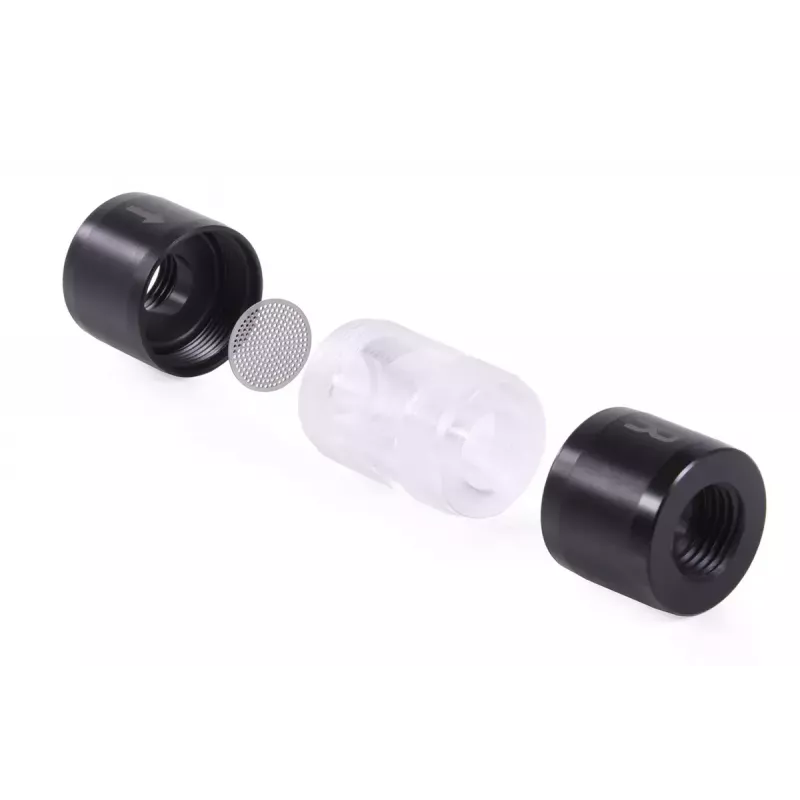 Kompiuterio aušinimo sistemos priedas Alphacool 29142 Acetal Acrylic Juoda Transparent 1/4 colio