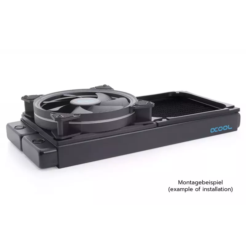 Aušinimo sistema Alphacool 24831 Silikoninė juoda 140 mm ventiliatoriaus tarpinė