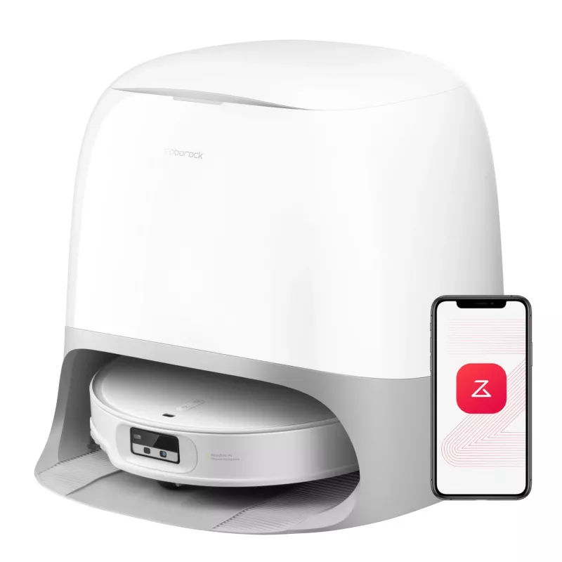Roborock Qrevo CurvX 0,258 l balta