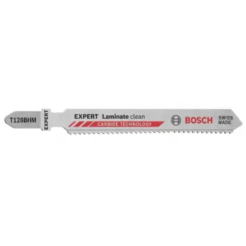 Pjūklo geležtė Bosch T128BHM Carbide 2 vnt. laminatui PVC