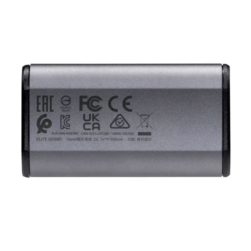 ADATA SE880 500 GB USB Type-C 3.2 Gen 2 (3.1 Gen 2) Wi-Fi pilka