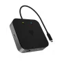 ICY BOX 7-in-1 USB4® doko stotelė su dviguba vaizdo išvestimi, laidinis, USB4, 60 W, 3,5 mm, 10,100,1000 Mbit/s, antracitas