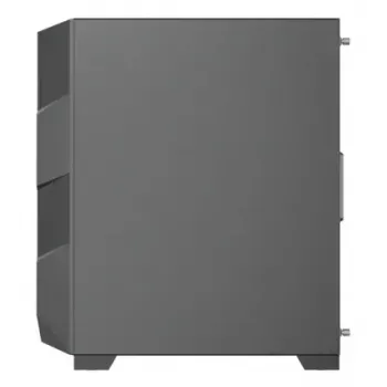 PC Midi Tower korpusas XILENCE Performance A+ BREEZE II — juodas, grūdintas stiklas, palaiko ATX/Micro‑ATX/Mini‑ITX, 3x140 mm priekyje, 1x120 mm gale