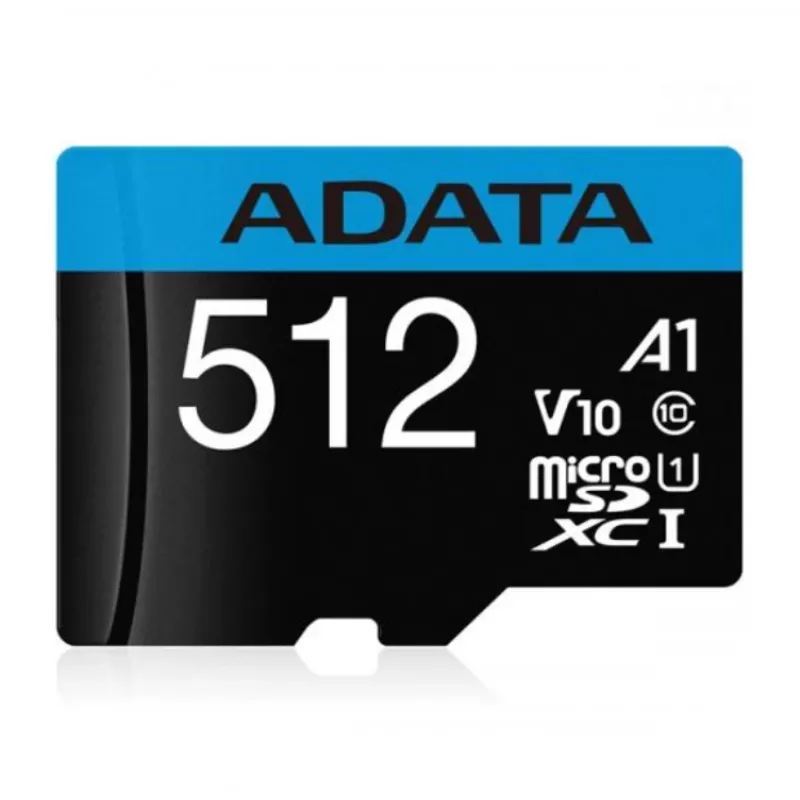 ADATA AUSDX512GUICL10A1-RA1 atminties kortelė 512 GB MicroSDXC UHS-I Class 10