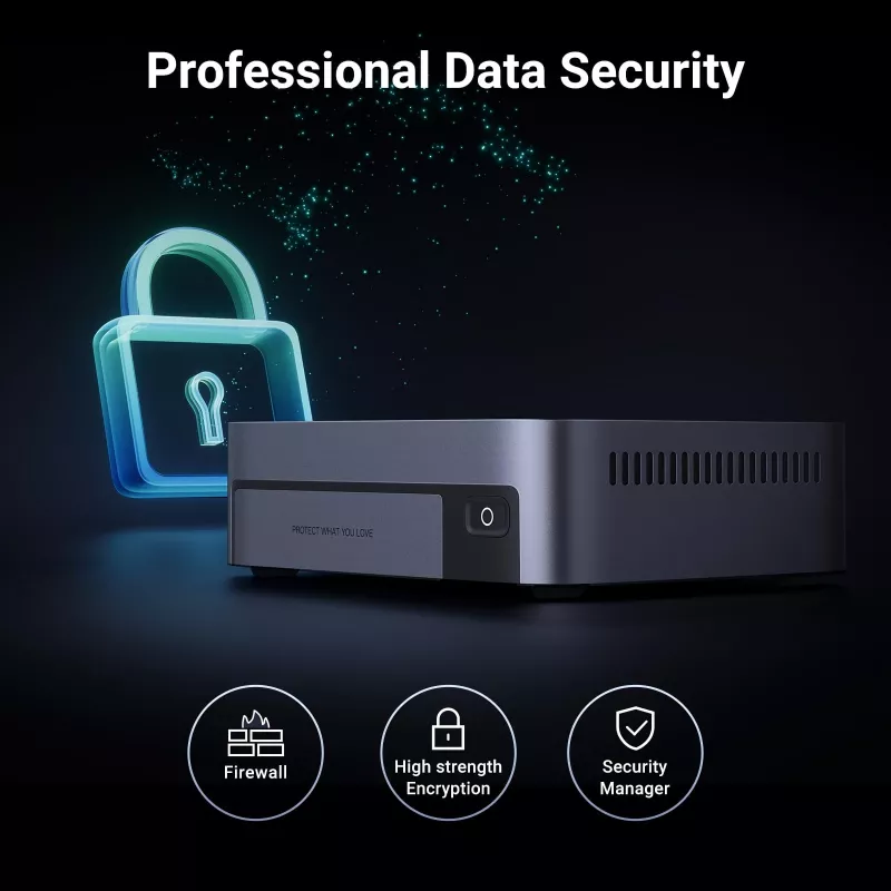 Ugreen DXP480T Plus NAS stalinis Intel® Core™ i5 8 GB DDR5 pilkas
