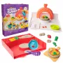 Kinetic Sand, SquishPizza kylančios picos krosnelės žaidimo rinkinys, kūrybingos Velykų dovanos, 1 svaras formuojamo žaidimų smėlio ir 5 įrankiai, žaidimų maisto menų ir amatų žaislai vaikams