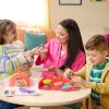 Kinetic Sand, SquishPizza kylančios picos krosnelės žaidimo rinkinys, kūrybingos Velykų dovanos, 1 svaras formuojamo žaidimų smėlio ir 5 įrankiai, žaidimų maisto menų ir amatų žaislai vaikams