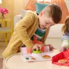 Kinetic Sand, SquishPizza kylančios picos krosnelės žaidimo rinkinys, kūrybingos Velykų dovanos, 1 svaras formuojamo žaidimų smėlio ir 5 įrankiai, žaidimų maisto menų ir amatų žaislai vaikams