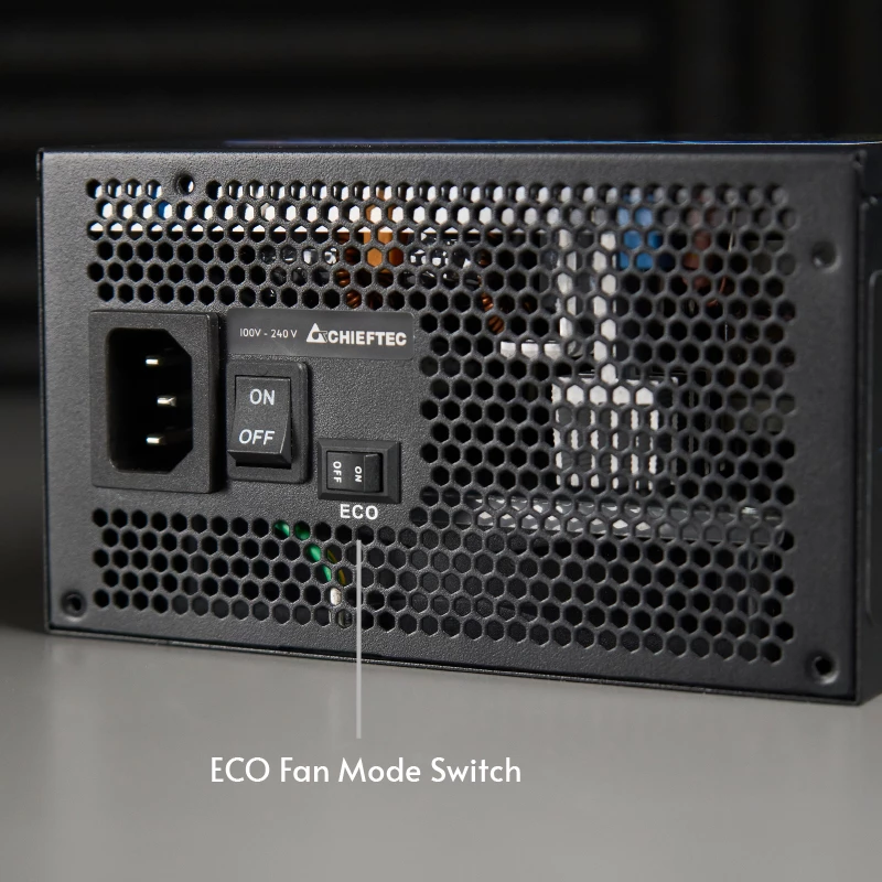 Chieftec Atmos maitinimo blokas 850 W 20+4 kontaktų ATX ATX Juodas