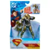 Veiksmo figūrėlė Superman Hammer of Boravia 6 colių, filmo stilistika, 2 aksesuarai, auksinė/pilka