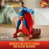 DC Comics, SUPERMAN Epic Strike veiksmo figūrėlė, 6 colių aukščio, autentiškas filmo stilius, yra 2 priedai, vaikiški žaislai berniukams ir mergaitėms nuo 4 metų