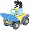 Moose Toys Bluey S9 figūrėlių ir transporto priemonių rinkinys Paplūdimio keturratis su Bandit