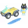 Moose Toys Bluey S9 figūrėlių ir transporto priemonių rinkinys Paplūdimio keturratis su Bandit