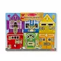 Melissa & Doug MDT MSK Užraktų lentos ekranas GML, 3 m., Mediena, Įvairiaspalvė