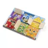 Melissa & Doug MDT MSK Užraktų lentos ekranas GML, 3 m., Mediena, Įvairiaspalvė