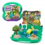 Kinetic Sand, „Diggin’ Dog Park“ rinkinys, 1,5 svaro žaidimų smėlio, 3 universalūs šunų įrankiai, 2 smėlio įrankiai, daugkartinio naudojimo laikymo dėklas, sensoriniai žaislai vaikams nuo 3 metų