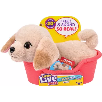 Moose Toys Little Live Pets Mano Tikrai Tikras Šuniukas Mini - Auksaspalvis Retriveris Baddis