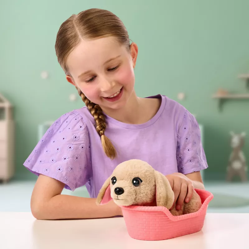 Moose Toys Little Live Pets Mano Tikrai Tikras Šuniukas Mini - Auksaspalvis Retriveris Baddis