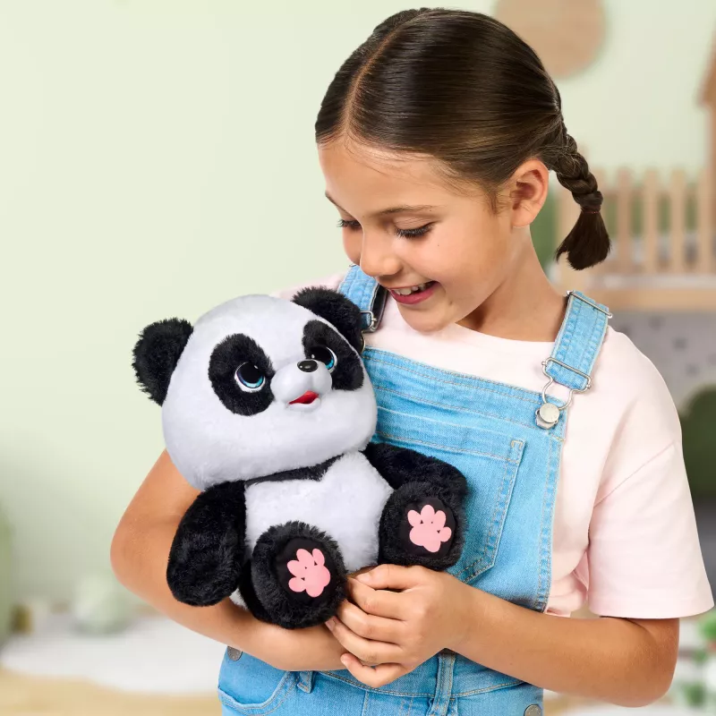 Moose Toys Little Live Pets My Baby Panda Chuchu, žaislinė panda, 4 metai, interaktyvus, garsinis, AA