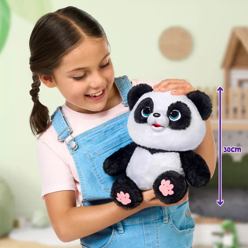 Moose Toys Little Live Pets My Baby Panda Chuchu, žaislinė panda, 4 metai, interaktyvus, garsinis, AA