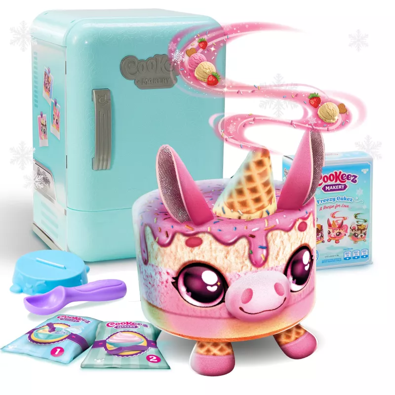 Moose Toys Cookeez Makery Freezy Cakez, berniukui/mergaitei, 5 m., garsinis