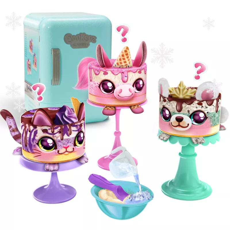 Moose Toys Cookeez Makery Freezy Cakez, berniukui/mergaitei, 5 m., garsinis