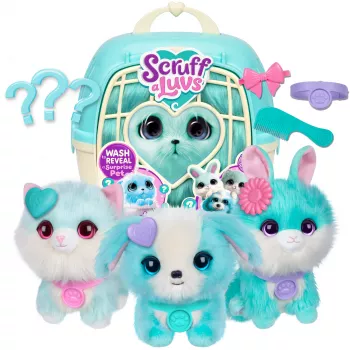 Scruff-a-Luvs Pet Scruffs vienetinis paketas mėlynas pliušinis žaislas