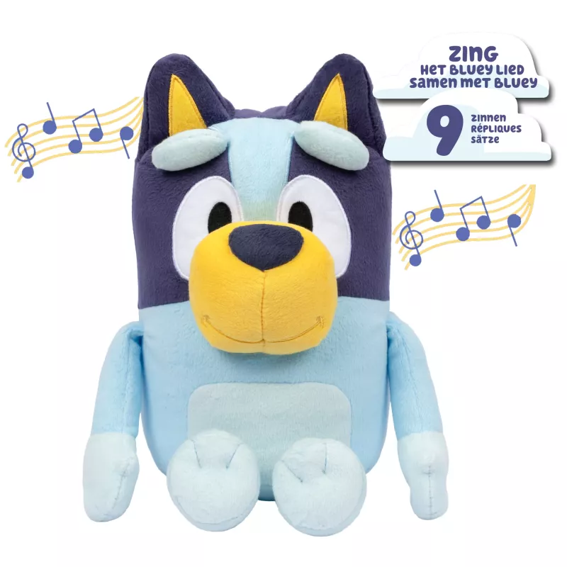 Moose Toys Pratende BLUEY, Animacinis personažas, 3 m., Garsinis, AA, Baterijos įdėtos