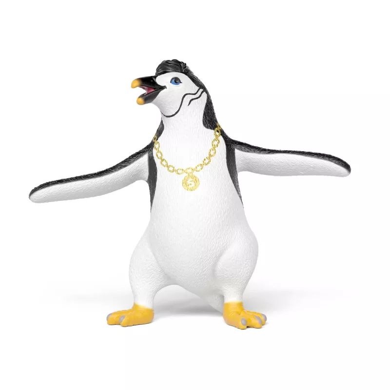 schleich Juri pingvinas su karoliais, 3 m., Įvairiaspalvis, Plastikas